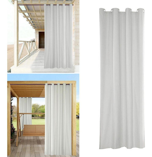 2 Peças De Cortinas De Jardim Ao Ar Livre Cortinas Blackout