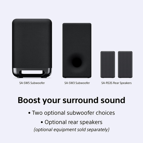 Barra De Sonido Sony Ht-s2000 De 3.1 Canales Dolby Atmos Con