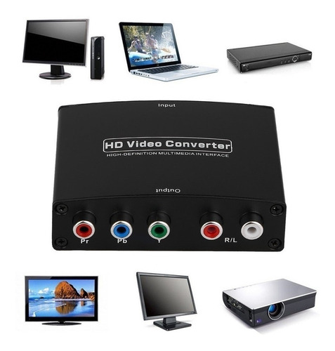 Conversor Hdmi A Componente Rgb Ypbpr Audio + Video