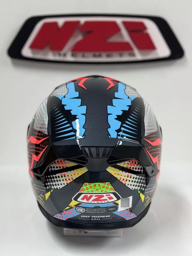 Casco Moto Integral Nzi Go Rider Doble Visor Multicolor Go Rider Stream Sao L