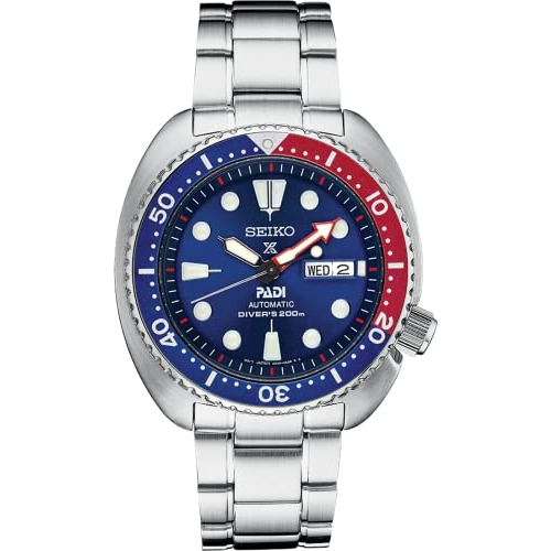 Seiko Srpe99 Reloj Hombre De Prospex Plata-tone 45mm 76r7n