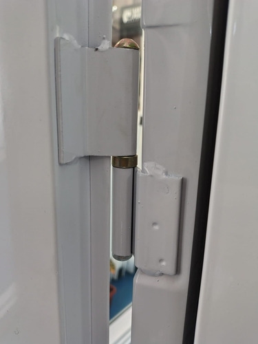 Puerta Reforzada Con Triple Cerradura De 3 Pernos Blanco