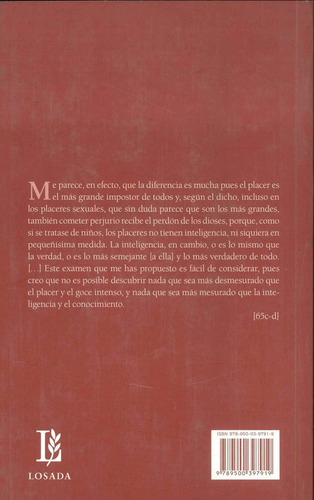 Imagen 2 de 4 de Filebo (griegos Y Latinos) - Platon - Losada