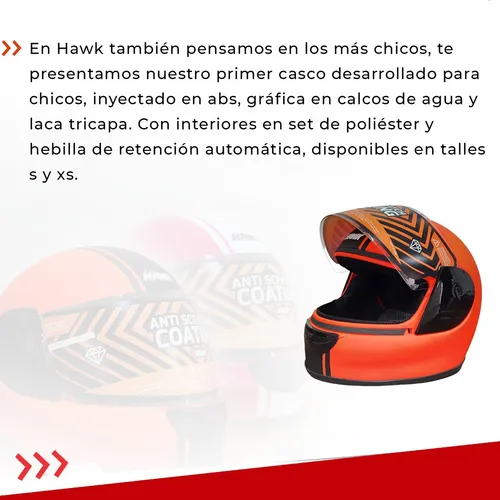 Casco para chicos moto sale