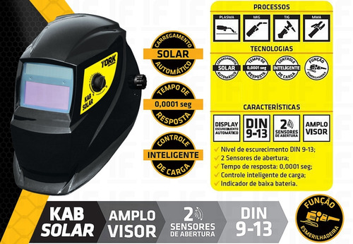 Maquina De Solda Inversora Supertork 180a+ Mascara Aut Solar