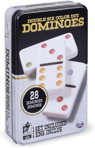 Juego De Mesa Domino 6  Tradicional Spin Master