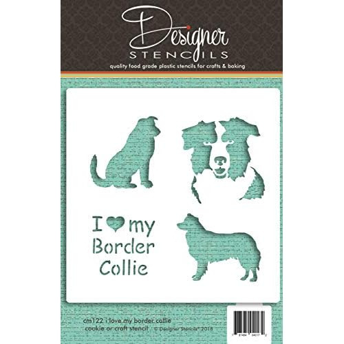 Plantilla Galletas Y Manualidades  Amo Mi Border Collie...