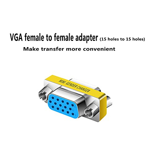 Conector Vga Lnhcaw, Hd, Nuevo Kvm Svga De 15 Vga, Tres Conv
