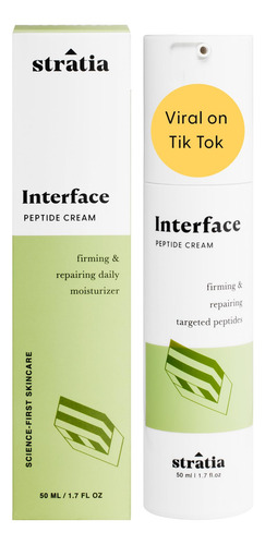 Crema Hidratante Stratia Interface Con Péptidos 50 Ml Para T