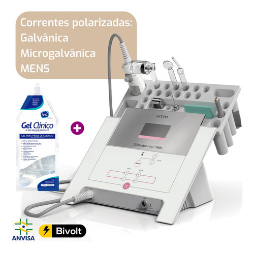 Imagem 4 de 9 de Aparelho Correntes Alta Frequência Stimulus Face Skin Htm