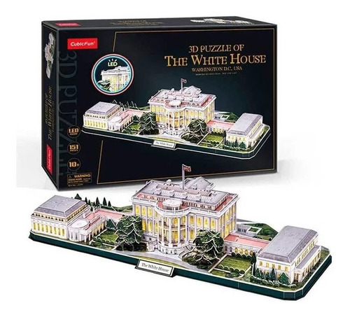 Puzzle 3d | Edición De Lujo | Casa Blanca | White House