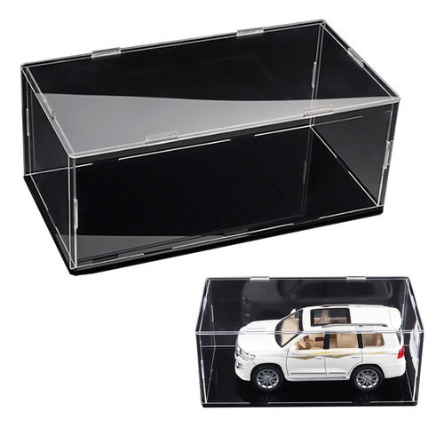 5pcs Caja Acrílica Transparente Para Maquetas De Coches 1/24