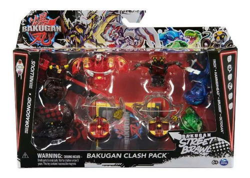 Bakugan Street Brawl Clash Pack Figuras De Acción