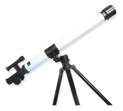 Telescopio 45x40mm Con Tripie Y Visor Buscador Mi Alegria Color Blanco