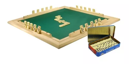 Tabuleiro de MESA Para DOMINÓ 66x66 cm 7009 + Jogo Dominó em Estojo Lata -  Space Buy - Seu Espaço de Compras