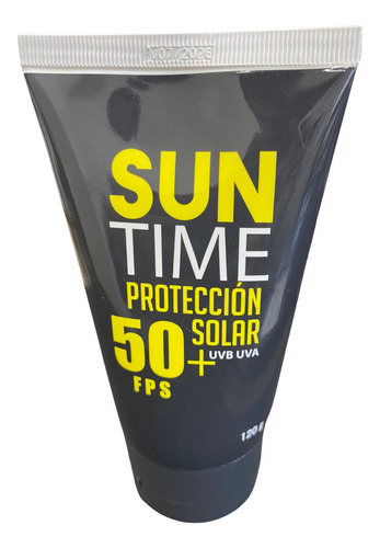 Bloqueador Solar Suntime 50+ Fps 120 G