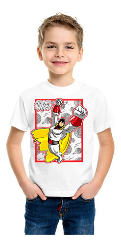 Playera Infantil Fantasma Del Espacio Ghost Retro 60´s 1