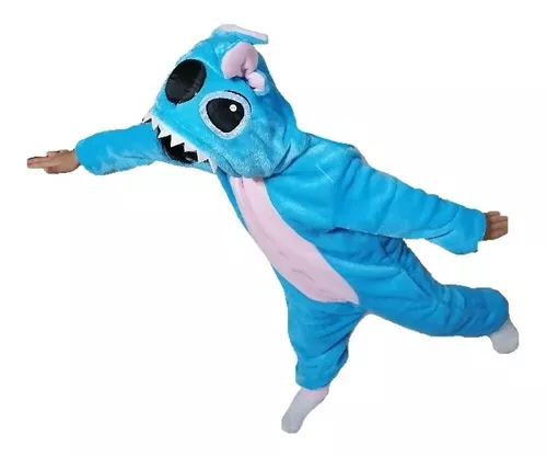 Pijama Mameluco Bebe Disfraz Kigurumi Stitch Niños Clientito