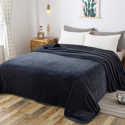 Cobija Suave Y Caliente De Forro Polar Para Cama O Sofá