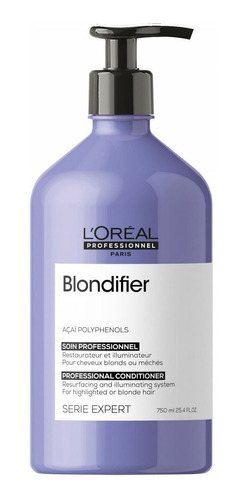 Acondicionador Blondifier Para Rubios Loreal Pro 750 Ml