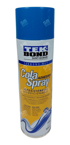 Pegamento Adhesivo En Aerosol Reposicionable Tekbond 500ml