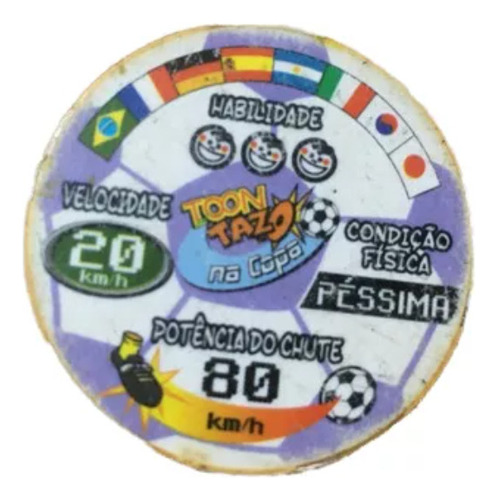 Tazo Toon- Na Copa- Marcação Cerrada- N. 06 (Usado)