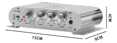 Amplificador De Carro P6 Digital Power Audio Light Stereo Au