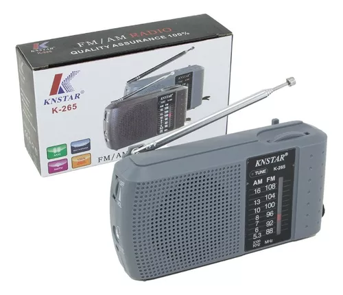 Mini radio AM/FM Altavoz incorporado Radio de bolsillo de banda de onda  completa para interiores y exteriores Universal Accesorios Electrónicos