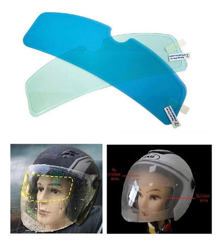 Lámina Antiempañante + Lámina Lluvia, Pinlock Casco Moto