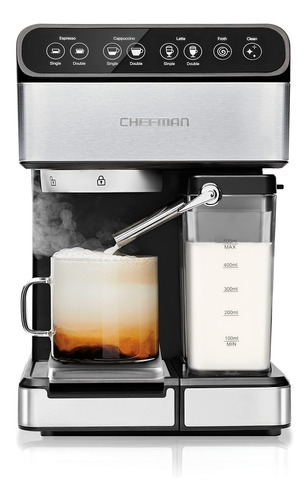 Maquina De Café Expresso Digital 6 En 1 Marca Chefman 