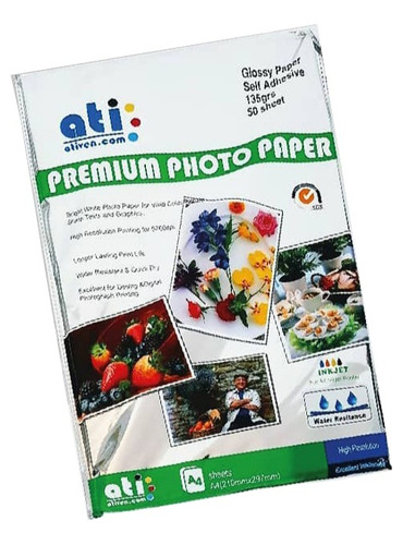 Papel  Fotográfico Ati  A4 20 Hojas 230gr Glossy