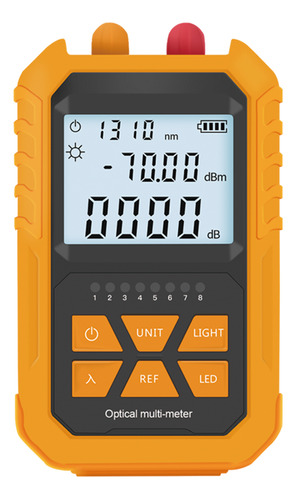 Medidor De Potencia Óptica Con Luz Digital Portátil