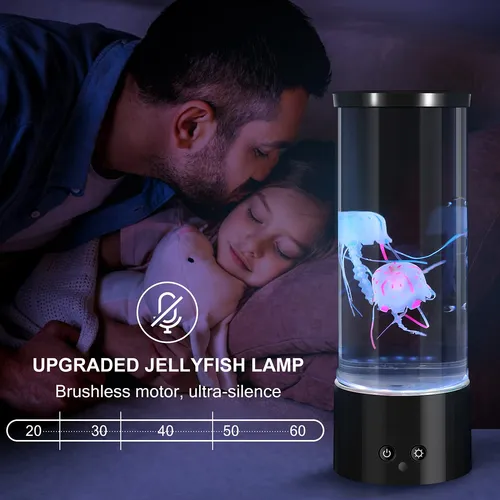Lámpara Led De Lava De Medusas, Luces De Tanque De Peces D.