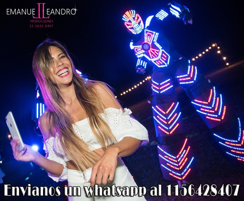 Imagen 5 de 10 de Show Robot Led - Show Luminoso - Show Baile Led