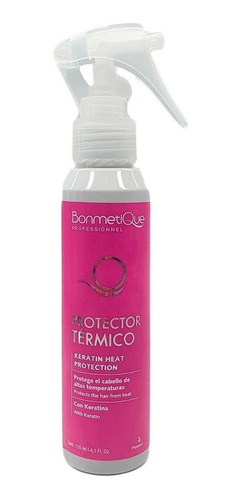 Protector Termico Con Keratina Bonmetique Profesional 120 Ml