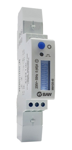 Medidor Monofasico Luz Consumo Kwh Riel Din Envio Baw