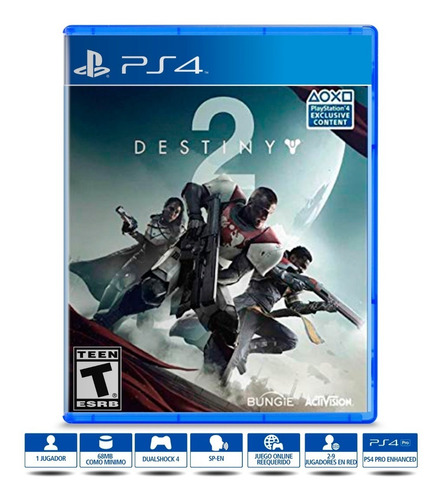 Destiny 2 Juego Físico Ps4 Nuevo Sellado Original