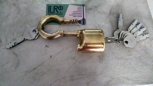 Imagen 4 de 6 de Candado Perita Tranquera El Centinela X 6 C Llave Maestra