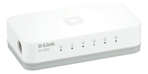 Switch De 5 Puertos Ethernet D Link Des1005a 10/100 Mbps