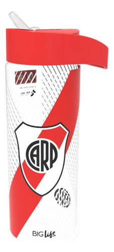 Botella De Hidratacion River Plate Con Tapa Click Original