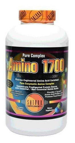 Amino 1700 Triplex Proteina Saturn 325 Tabs Sabor Insaboro