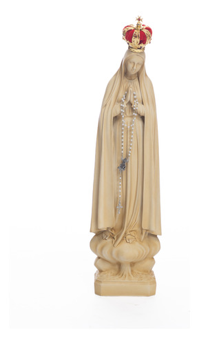 Imagem Nossa Senhora De Fátima 43cm C/ Coroa | Marfim