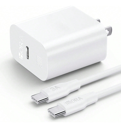 Turbo Cargador Tipo C A C Con Cable 20w