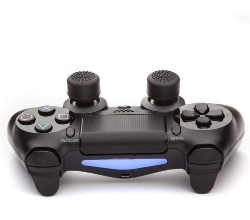 Imagen 3 de 5 de Capuchon Analogo Thumbstick Joystick Ps4 Xone Kit 8un Blanco
