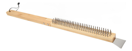 Cepillo Largo For Horno De Pizza Con Cerdas Metálicas