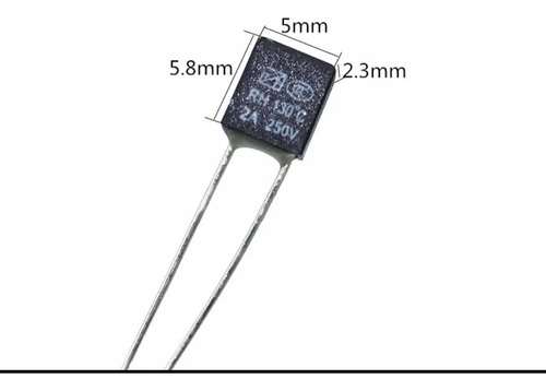 Fusibles Térmicos De 130°c Para Ventiladores V/marcas 100 Pz (Usado)