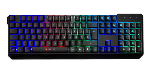 Teclado Gamer Nibio K200 Strike Rgb Mrclick