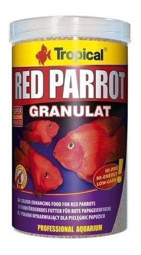 Alimento Red Parrot Granuat P/pez Cichlidae 100g Tropical