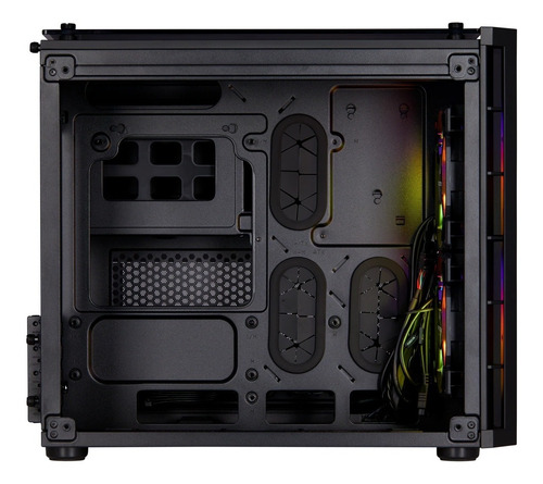Imagen 6 de 10 de Gabinete Corsair Crystal 280x Rgb Black Micro Atx