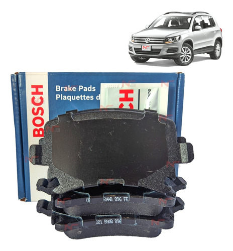 Pastillas Traseras Cerámica Volkswage Tiguan 14-17 1.4 Bosch